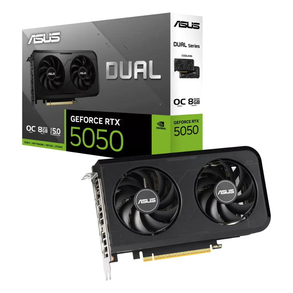 Placa de video ASUS RTX 5050 8GB DUAL OC