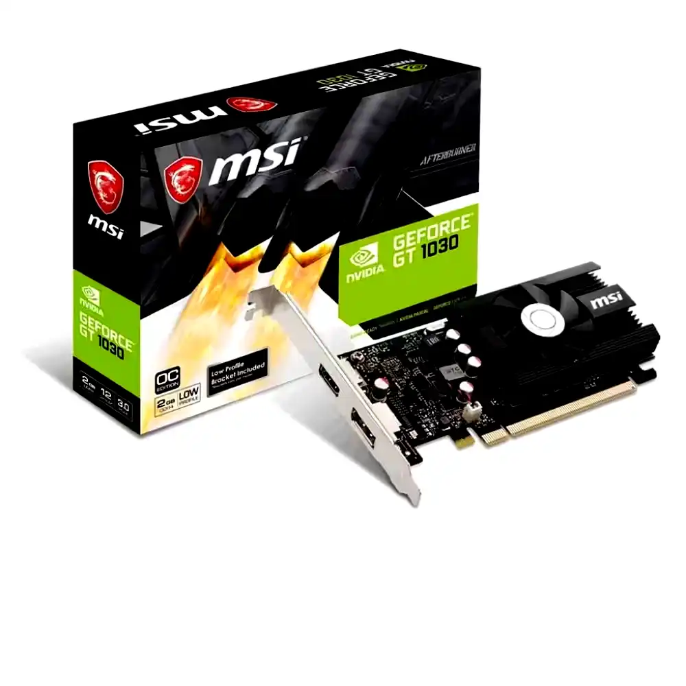 Placa de video MSI GT 1030 2GB GDDR4 LP OC