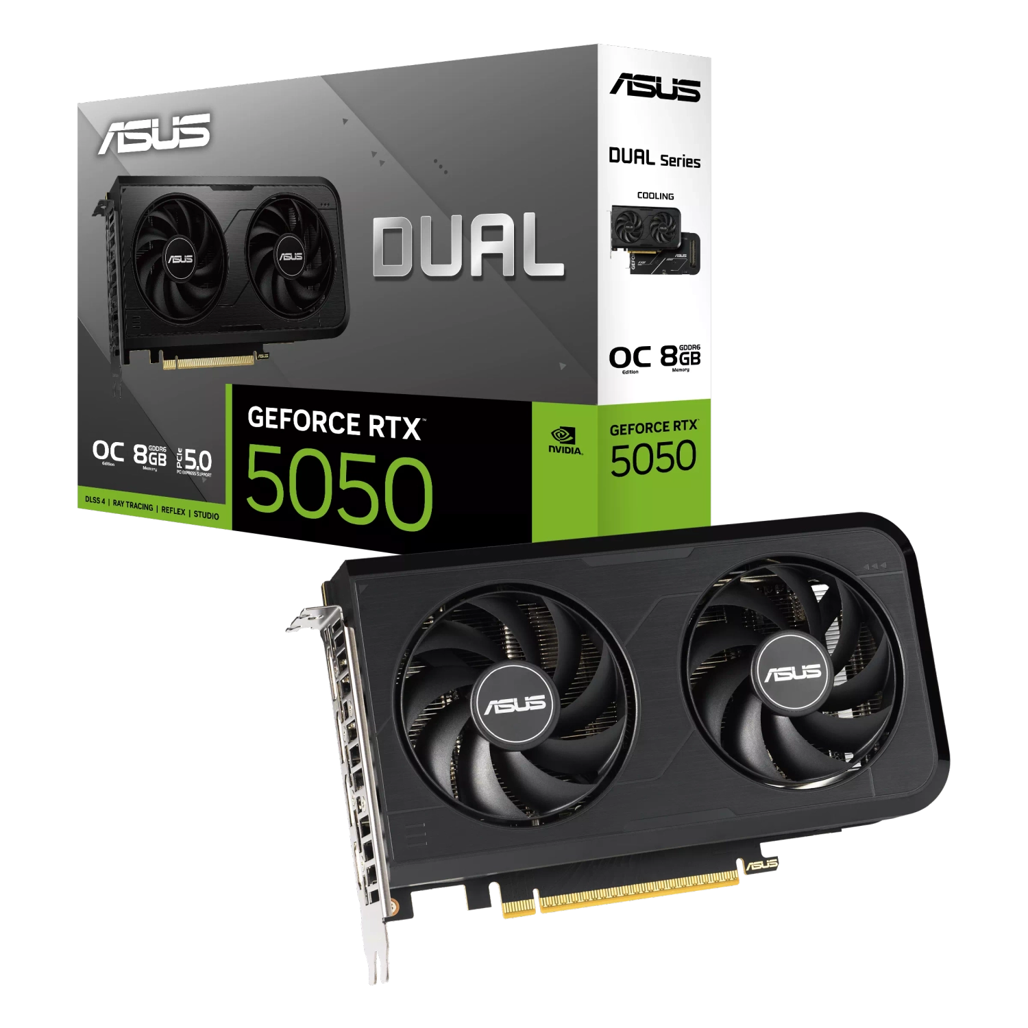 Placa de video Asus Dual GeForce RTX 5050 8GB OC