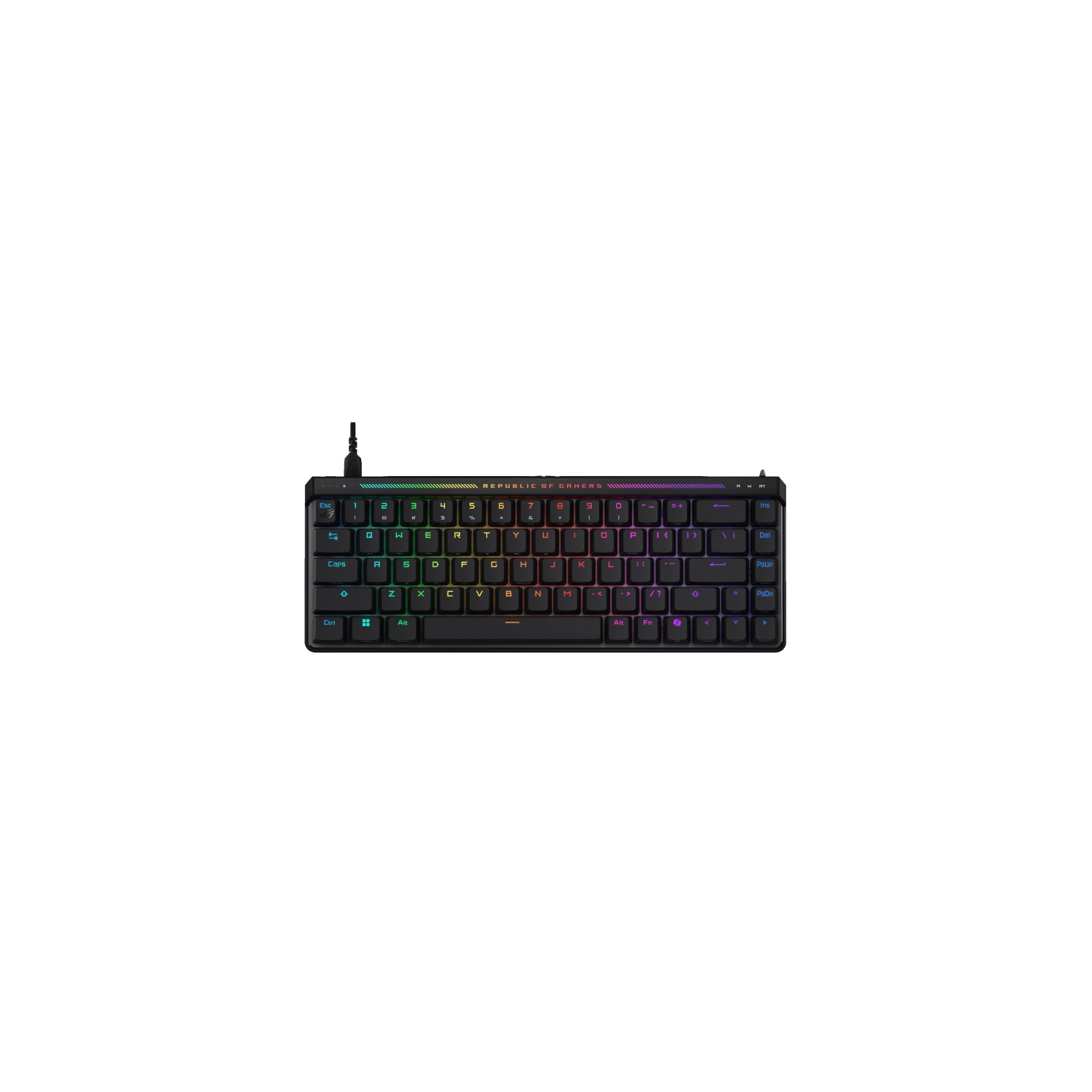 Teclado mecánico gamer Asus ROG Falchion Ace M605 HFX español