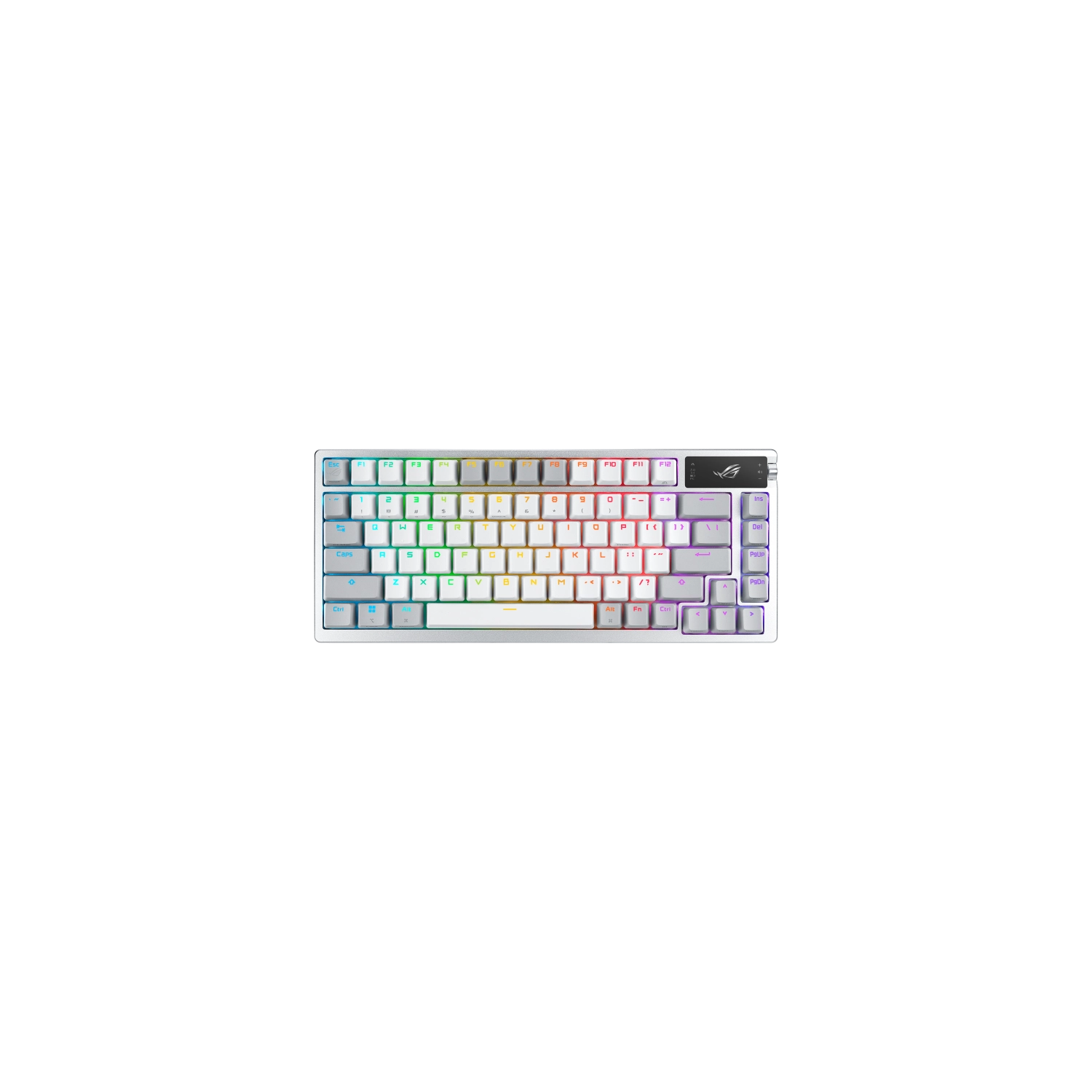Teclado mecánico gamer Asus ROG Azoth M701 NXSW español blanco