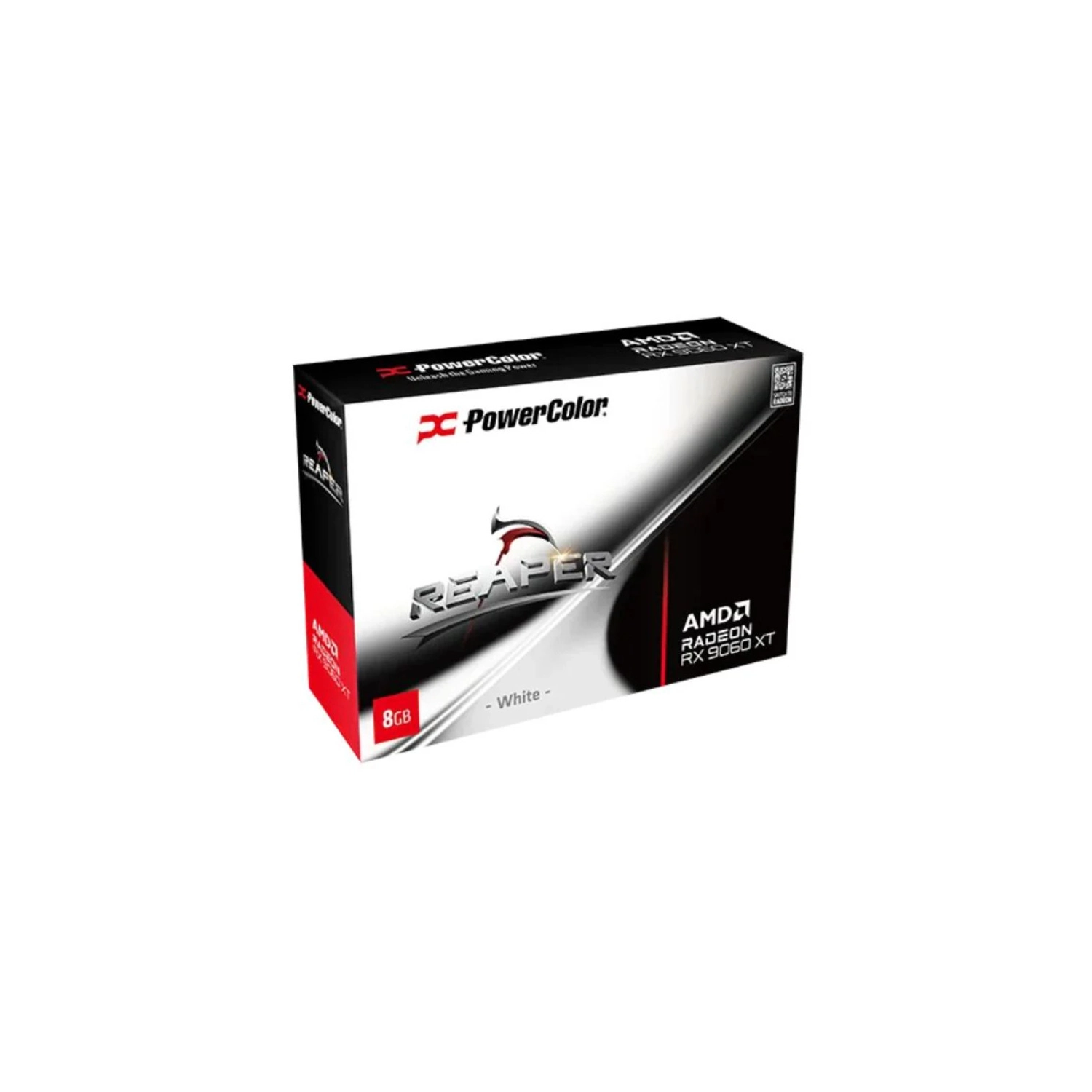 Placa de video PowerColor Reaper White Radeon RX 9060 XT 16GB GDDR6 blanca
