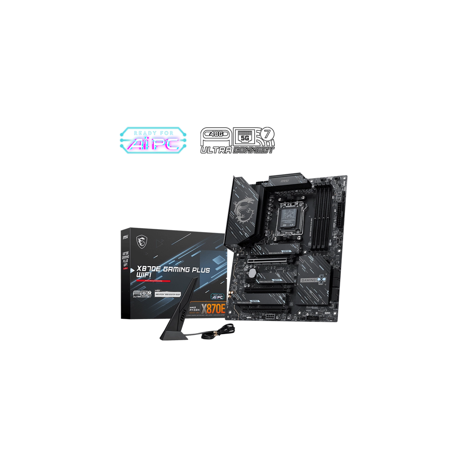 Placa Madre MSI X870E Gaming Plus Wifi AM5 DDR5
