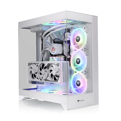 Gabinete Thermaltake CTE 550 vidrio templado x3 Mid-Tower blanco