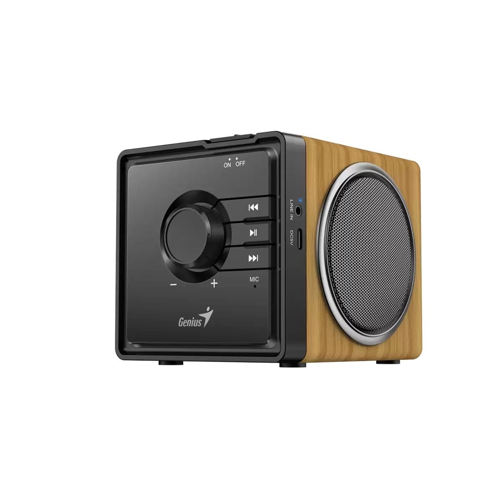 Parlante bluetooth Genius SP-916BT pine wood