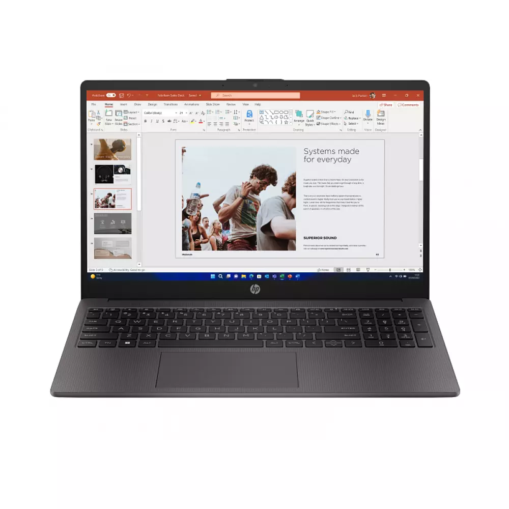 Notebook HP 255 15.6" FHD AMD Ryzen 3 7335U 16GB SSD 512GB
