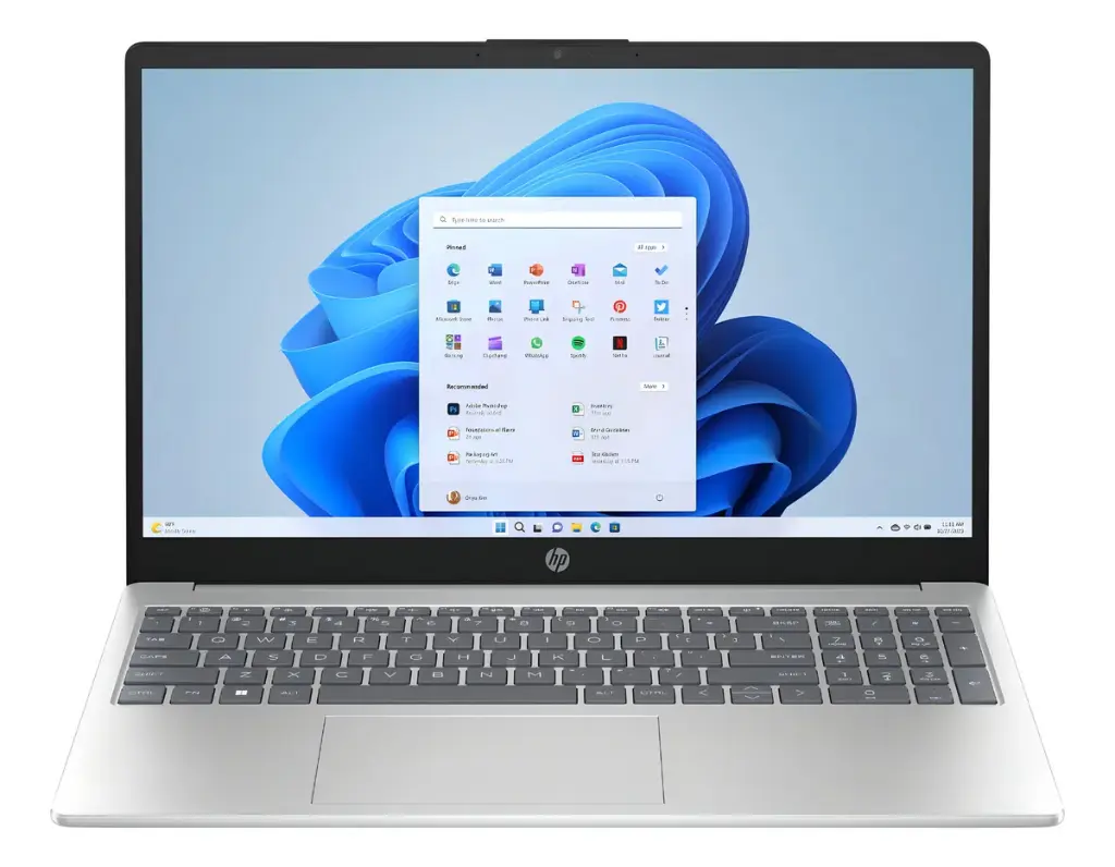 Notebook HP AMD Ryzen 5 7520U 15.6" 8GB 512GB W11H