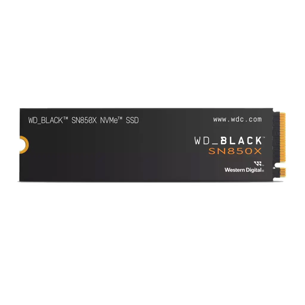 Disco Interno SSD M.2 NVMe Western Digital Black SN850X 1TB PCIe 4.0 7300MB/S s/disipador