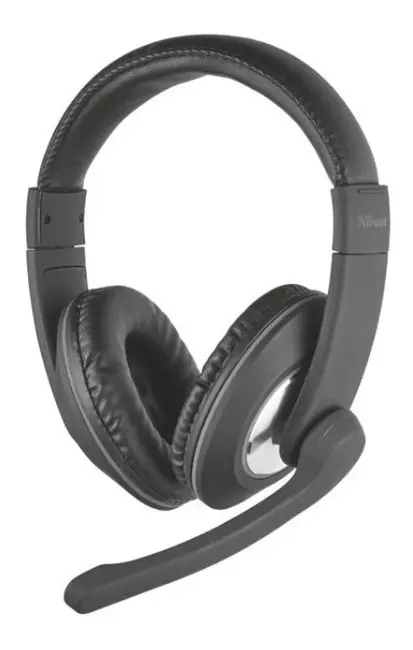 Auricular Trust Reno 3.5mm negro con micrófono