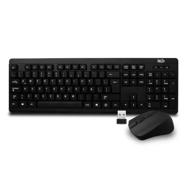 Teclado y mouse inalámbrico Intco multimedia