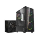 Gabinete Raptor Sentinel c/fuente Raptor Volt 500W 80 Plus Bronze