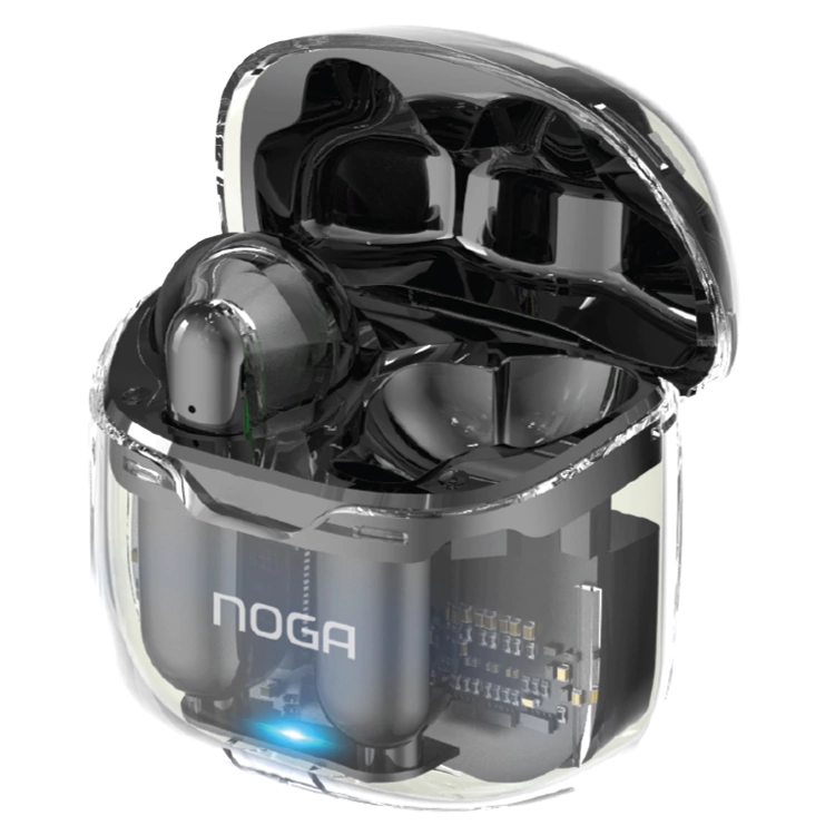 Auricular bluetooth Noga Twins 35 bluetooth 5.3 Negro táctil llamadas 