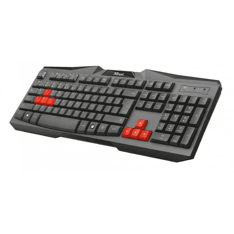 Teclado multimedia Trust Ziva Gaming usb