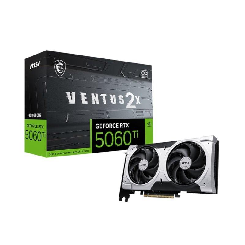 Placa De Video Msi Geforce Rtx 5060 Ti 8G Ventus 2X OC Plus