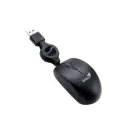 Mouse Genius Micro Traveler V2 retráctil USB negro