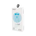 Auricular manos libres Only Summer V1 conector plug 3.5mm azul mod24