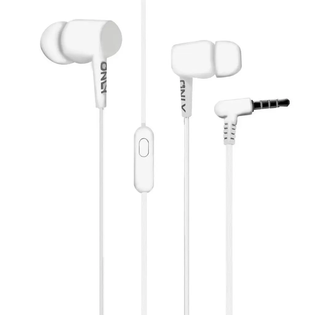 Auricular manos libres Only Summer V1 conector plug 3.5mm blanco mod18