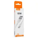 Cable usb C a usb 3.0 Carga rápida Yexa Sync 1mt Carga y datos premium blanco