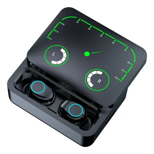 Auricular bluetooth Inalámbrico TWS con Estuche Power Bank y Display Led KAB-652