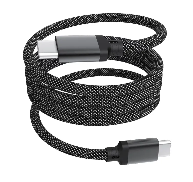 Cable usb c a usb c magnético trenzado carga rápida kolke 1mt KCC-8746