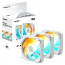 Fan Cooler Gigabyte Aorus EZ Chain Fan 120x3 ARGB Blanco
