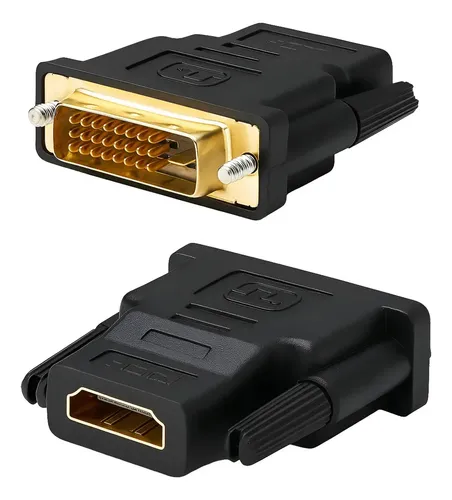 [09-017] Adaptador DVI-D Macho 24+1 a HDMI Hembra 