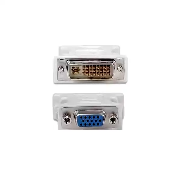 [NSADDV1] Adaptador DVI-I Macho 24+5 pines a Vga Hembra Nisuta 
