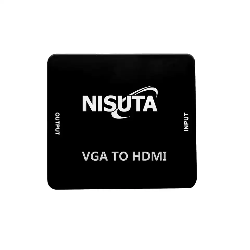 [NSCOVGHD3] Adaptador VGA a HDMI Nisuta con audio 3.5mm Full HD 1080p - 202009DZ08945 