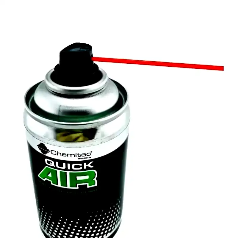 [QUICK175 C/ GATILLO] Aire comprimido Chemitec Quick air aerosol c/gatillo 175cc 