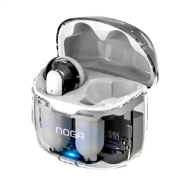 [NG-BTWINS35BL] Auricular bluetooth Noga Twins blanco bluetooth 5.3 táctil llamadas 