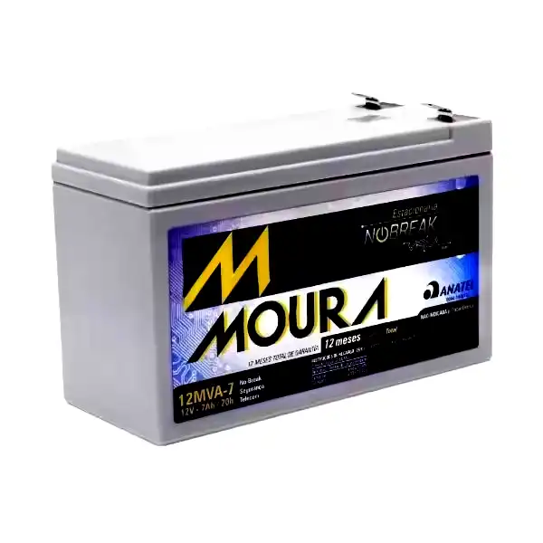 [MR1XBAT12V7AH] Batería para ups Moura 12v 7AH electrolito absorbido 