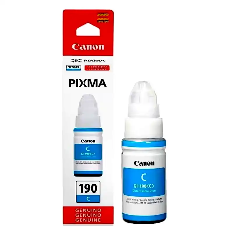[4549292041828] Botella de tinta original Canon cian GI-190-C 