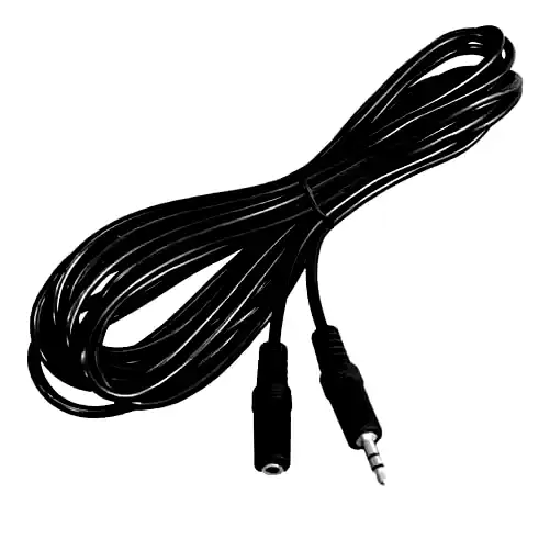 [AC-56] Cable audio extensión miniplug 3.5mm M/H 1.8mts macho hembra Noga 