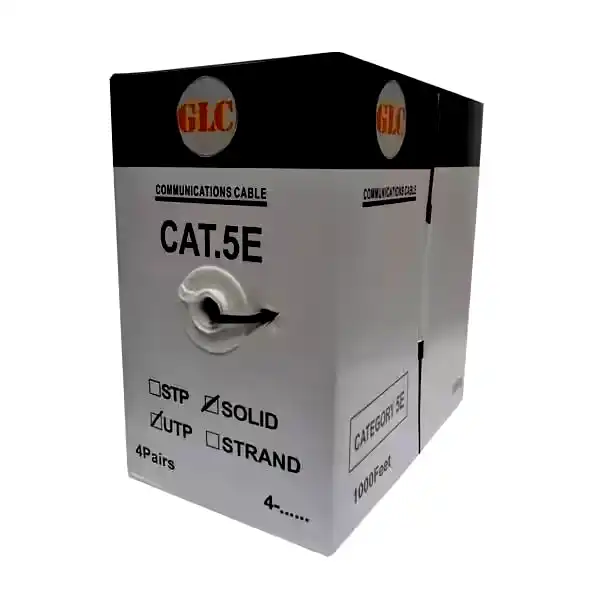 [CE-1103] Cable UTP Cat 5E GLC exterior doble vaina bobina negro 305mts 