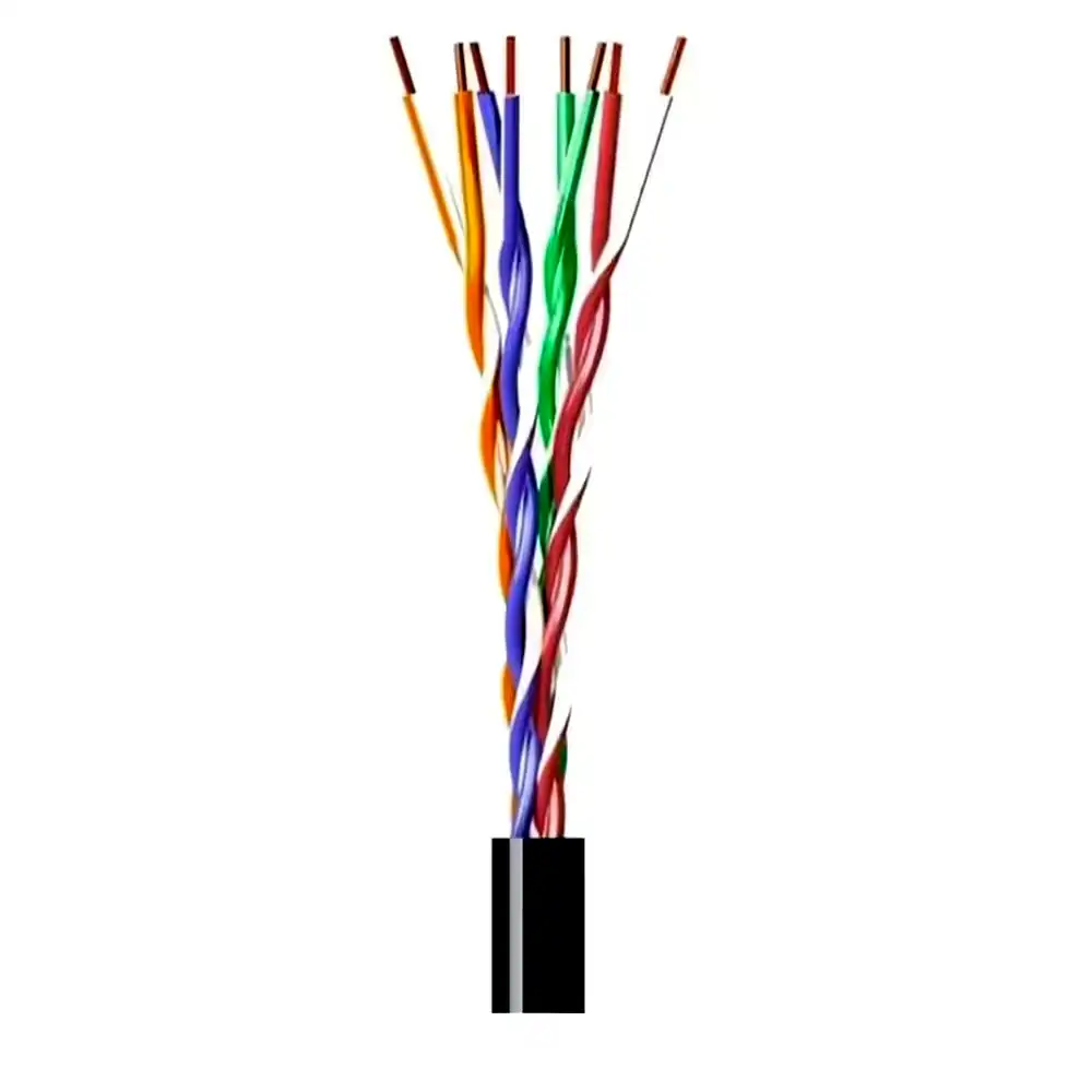 [CE-1106-1M] Cable UTP Cat 5E GLC interior/exterior cctv 100% cobre suelto 1m p/armar 