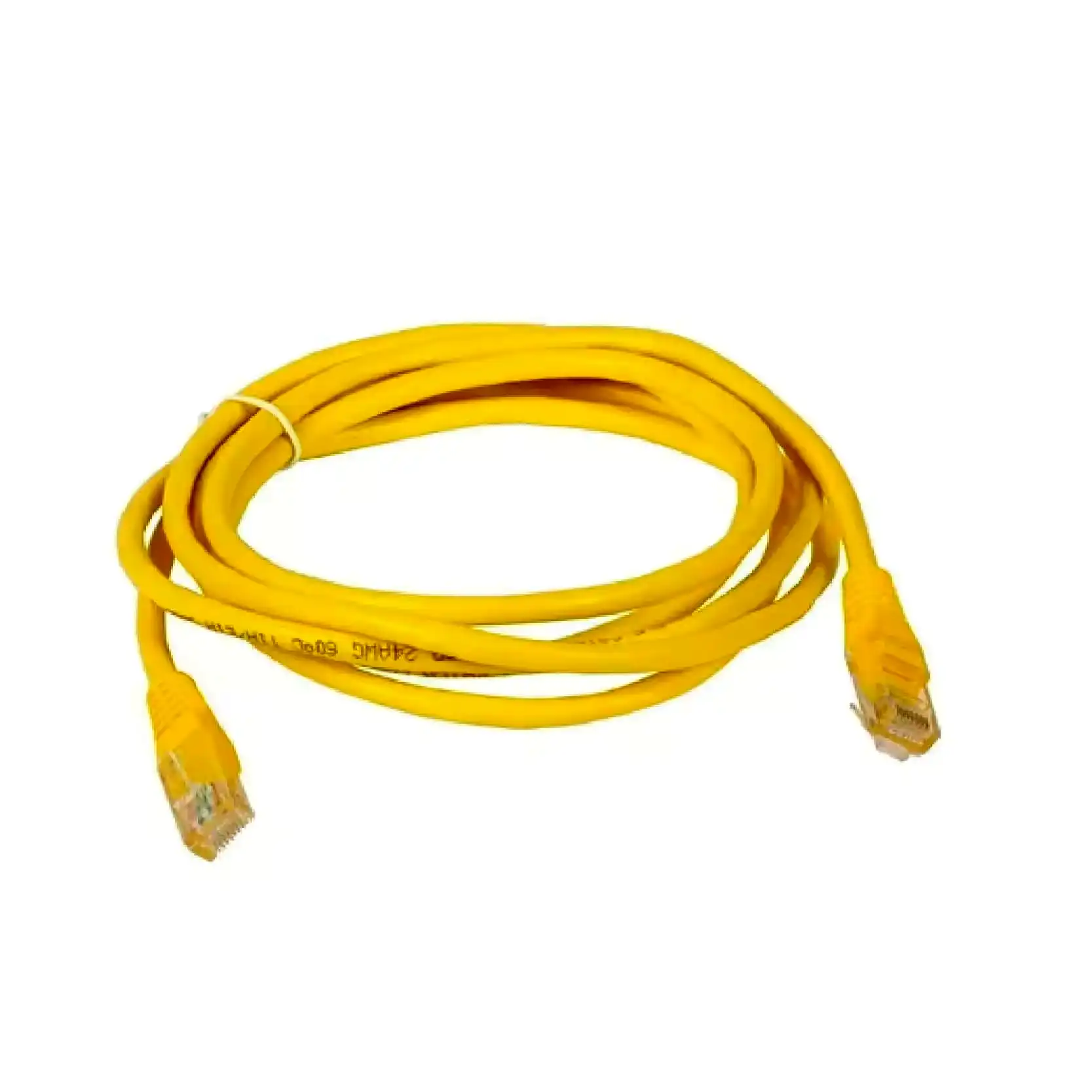 [CABLEREDCAT5RJ2MY] Cable UTP Cat 5E Global interior 2mts amarillo 