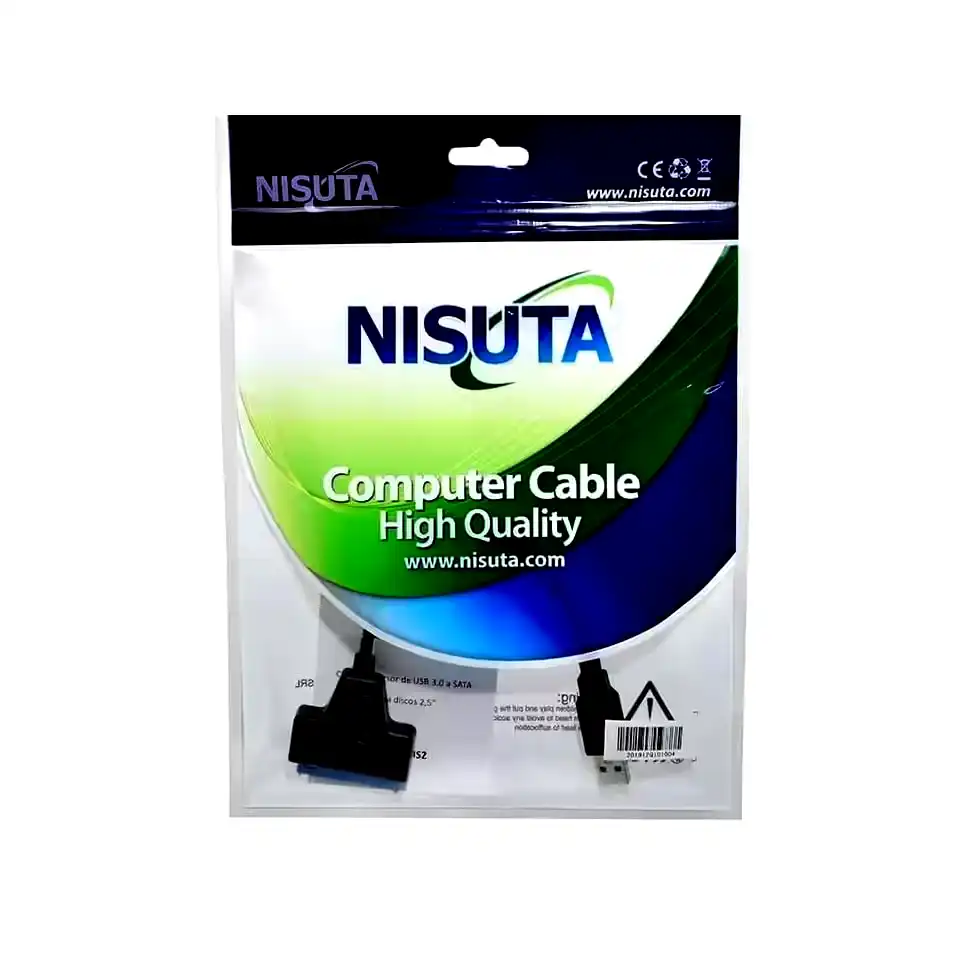 [NSADUSIS2] Carry disk Nisuta USB 3.0 adaptador externo para discos SATA 2.5'' - 202007QI03958 