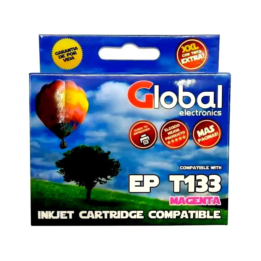 [INKCARTET133M] Cartucho alternativo Epson T133 T133120 magenta 13Mls 