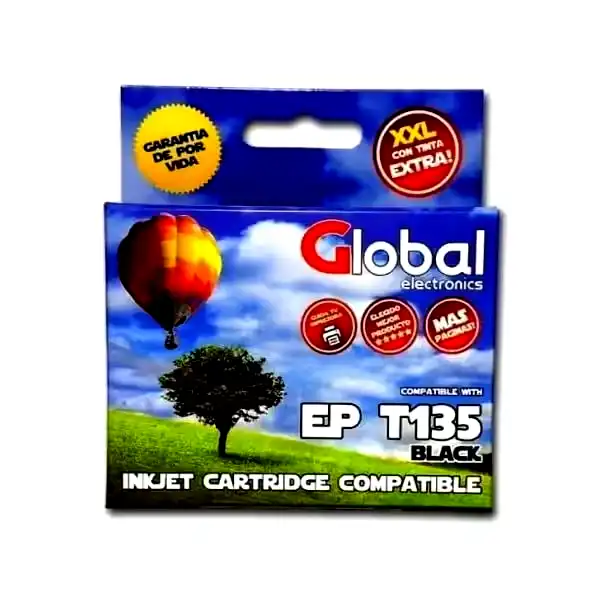 [INKCARTET135K] Cartucho alternativo Epson T135 T135120 negro 15Mls 