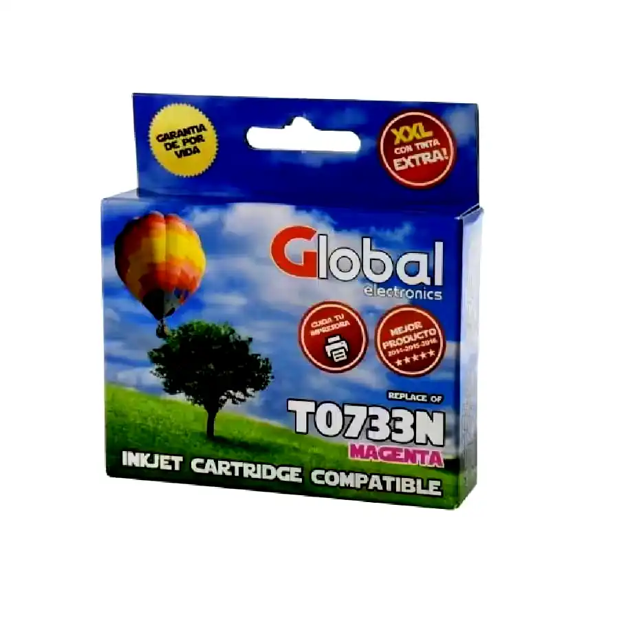 [INKCARTET0733N] Cartucho alternativo Global Epson T0731N T073120 magenta 15 Mls. 
