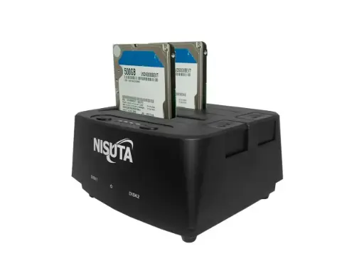 [NSDOHD2] Clonador de discos 2.5" y 3.5" USB 3.0 docking Nisuta 