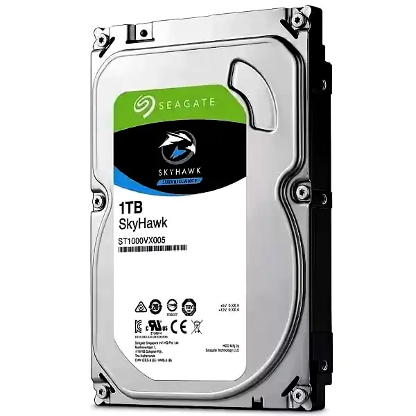 [ST1000VX013] Disco rígido CCTV Seagate Skyhawk 1TB 5400RPM 256mb 