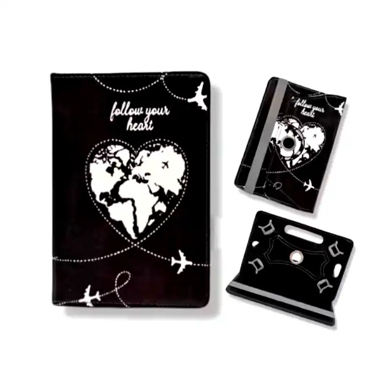 [PT360-UNI10D11] Estuche funda universal de tablet 10'' Soul 360° corazones 