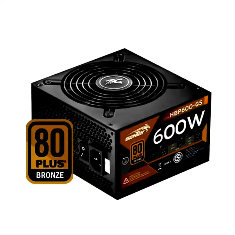[HBP600-GS] Fuente pc Sentey 600W 80 Plus bronze 41A 