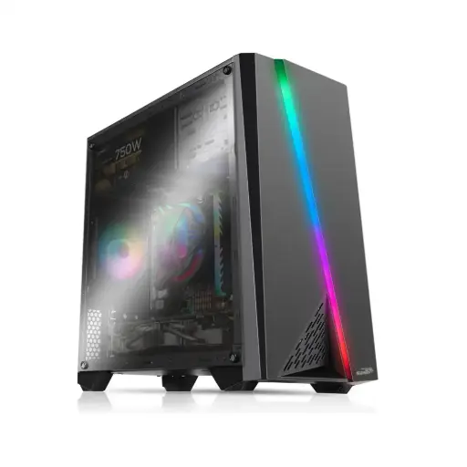 [FS10] Gabinete Sentey F10 acrílico rgb micro-atx 
