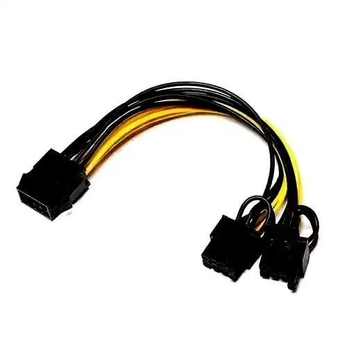 [GM003] Hub splitter adaptador pcie 8 pines a 6+2 pines mineria rig 