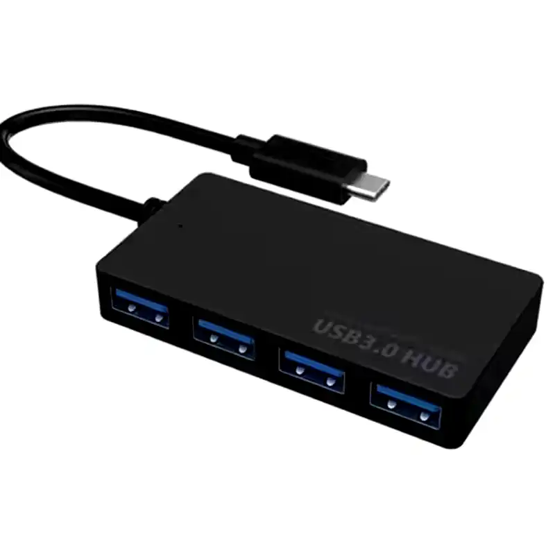 [KQ-002H] HUB USB tipo c a 4 puertos usb 3.0 Int.co c/entrada de alimentación 