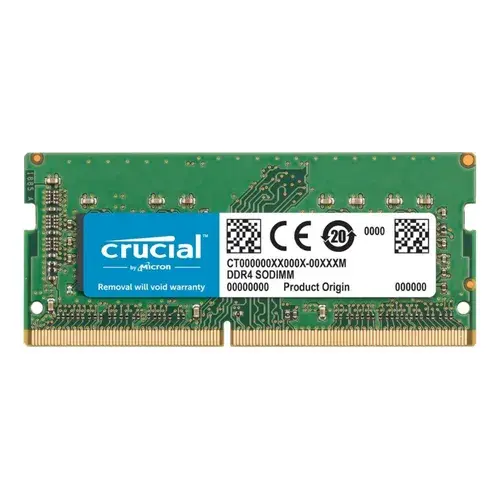 [CT8G4SFRA32A] Memoria Notebook Crucial 8GB DDR4 3200Mhz CL19 