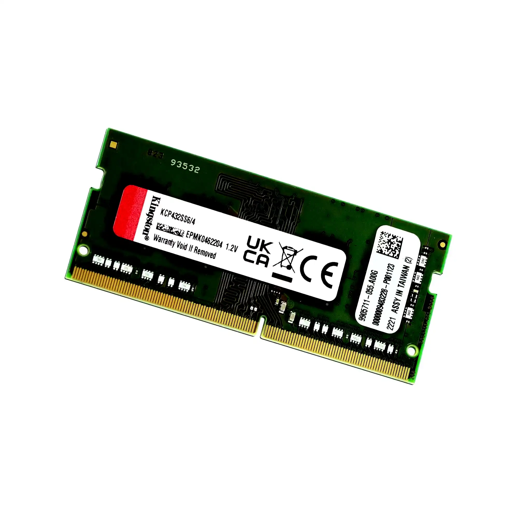 [KVR32S22S6/8] Memoria Notebook Kingston 8GB DDR4 3200MHz CL22 