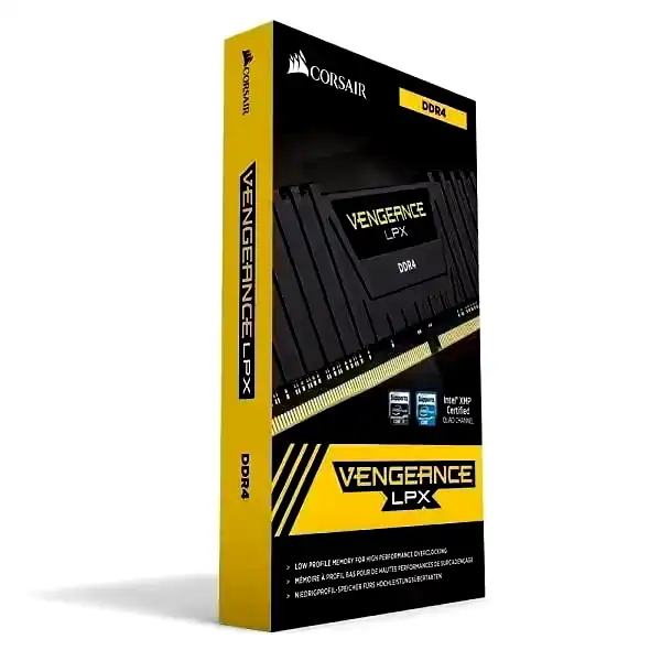 [CMK8GX4M1Z3200C16] Memoria Pc Corsair 8GB DDR4 3200MHz CL16 Vengeance LPX Black 